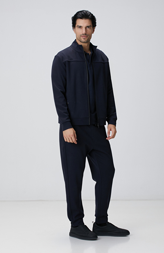 N-Tech Lacivert Scuba Sweatshirt