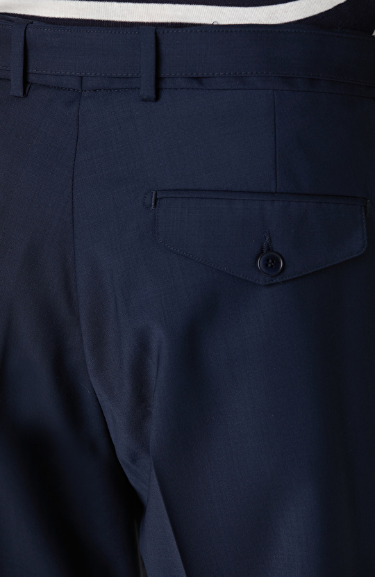 Lacivert Yün Pantolon