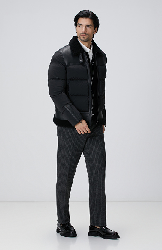 Beyaz Keten Karışımlı Gömlek