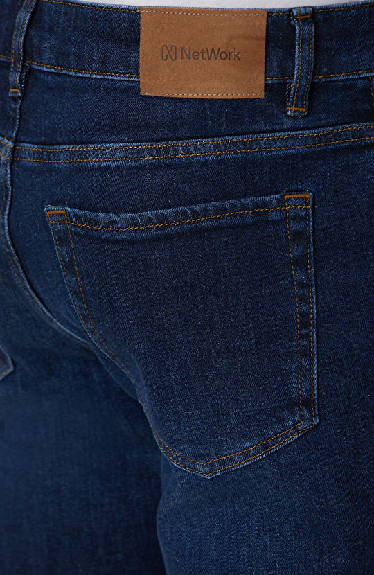 Lacivert Denim Pantolon