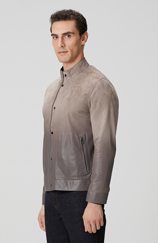 Vizon Çift Taraflı Deri Mont