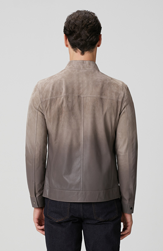 Vizon Çift Taraflı Deri Mont