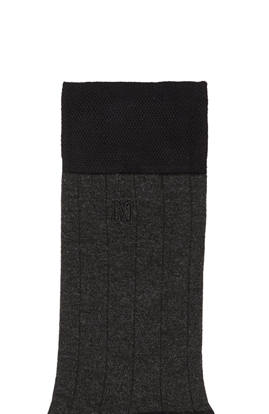 Antrasit Erkek Bambu Soket Çorap