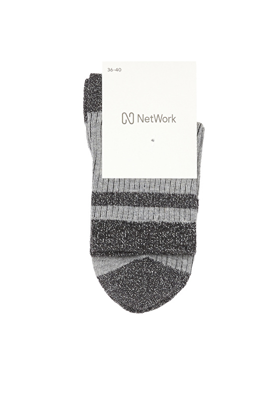Gri Kadın Çorap