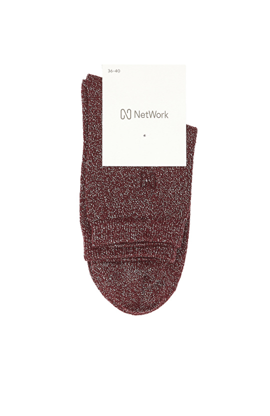 Bordo Kadın Çorap