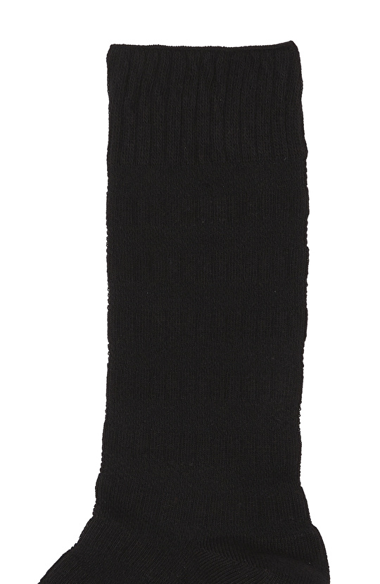 Siyah Dokulu Erkek Soket Çorap