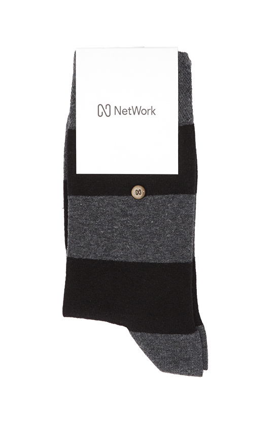 Siyah Antrasit Erkek Soket Çorap