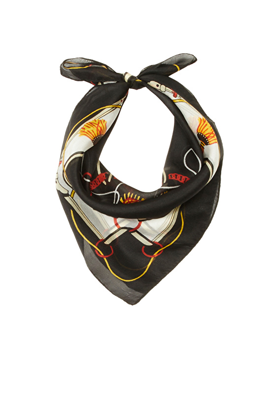 Renkli Kadın İpek Fular