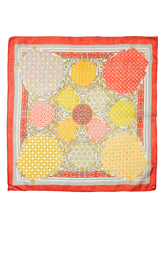 Renkli Kadın İpek Fular