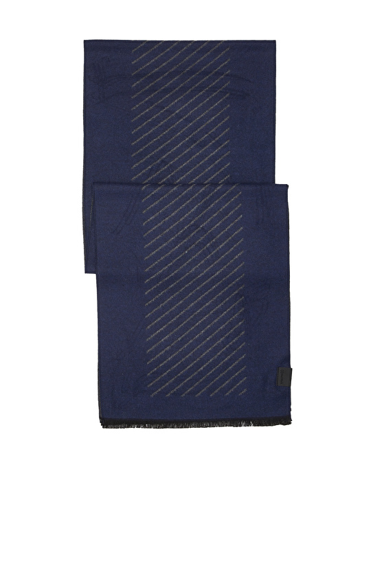 Lacivert Erkek Atkı