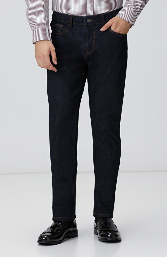 Lacivert Denim Pantolon