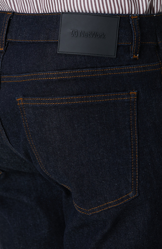 Lacivert Denim Pantolon