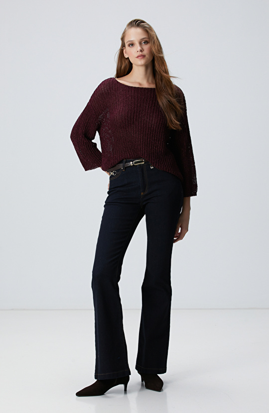 Bordo Truvakar Kol Triko Kazak