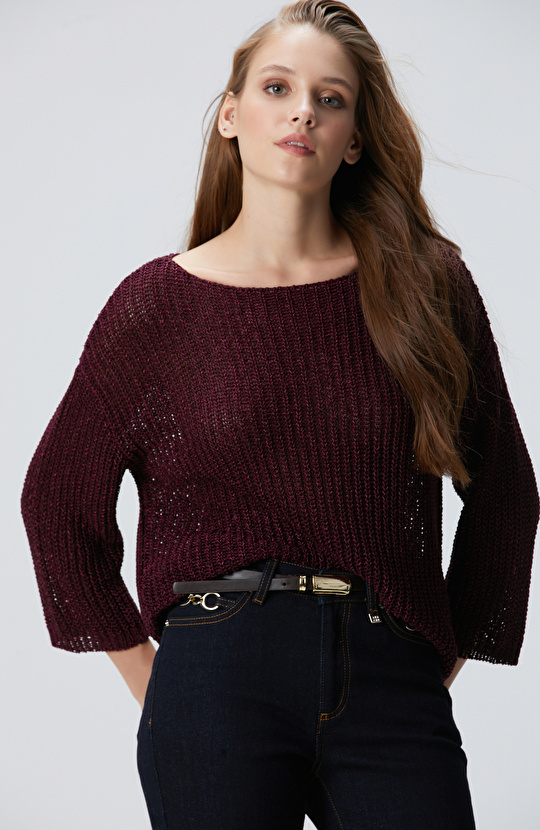 Bordo Truvakar Kol Triko Kazak