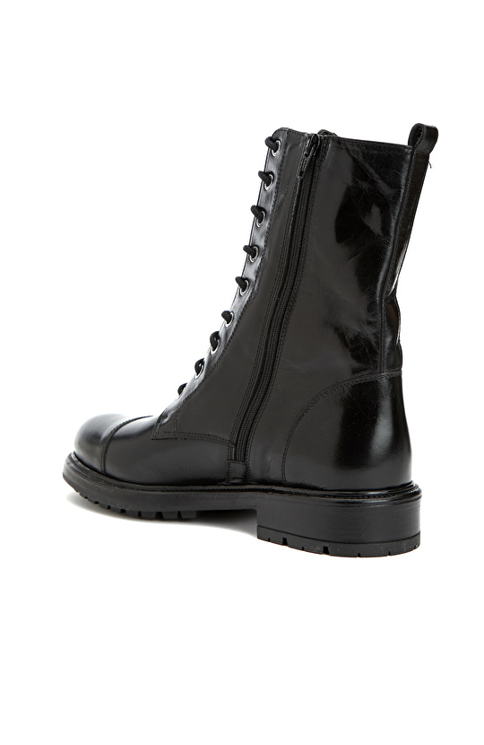 Siyah Kadın Deri Bot