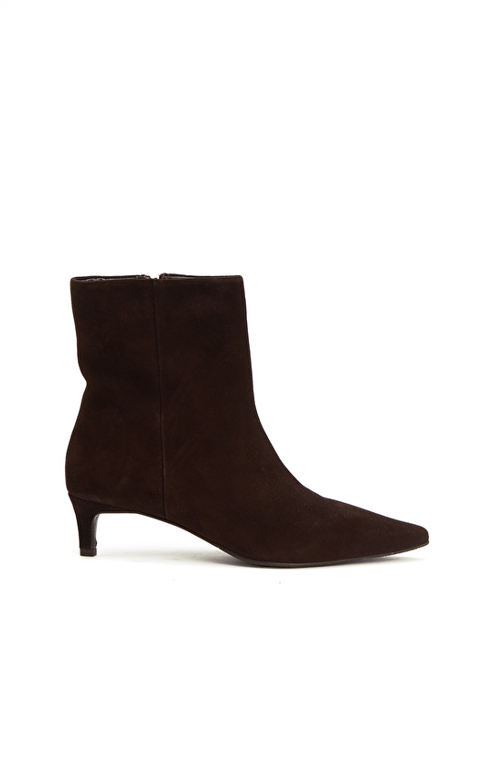 Brown Women's Suede Leather Boots
