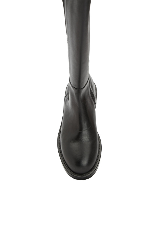 George Hogg for NetWork Siyah Kadın Deri Çizme