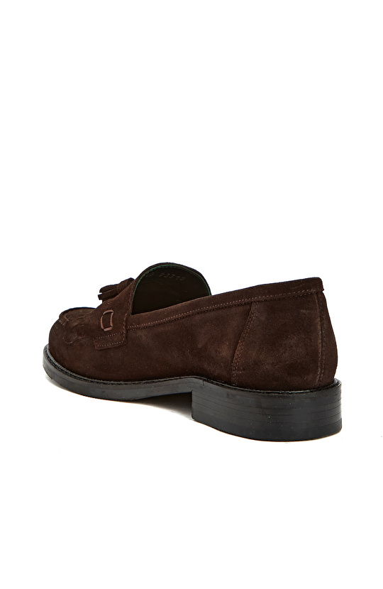 George Hogg for NetWork Acı Kahve Kadın Süet Deri Loafer
