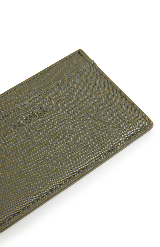 Haki Kadın Suni Deri Kartlık