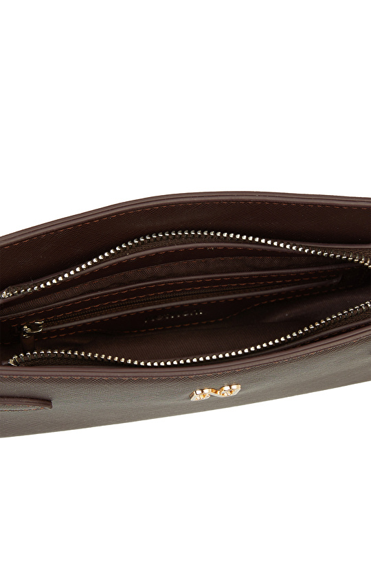 Bordo Desenli Kadın Çanta