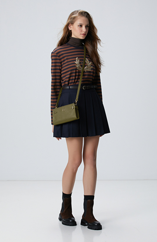 Haki Desenli Kadın Çanta