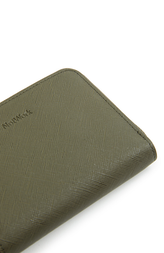 Haki Desenli Kadın Suni Deri Cüzdan