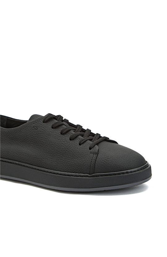 Siyah Erkek Deri Sneaker