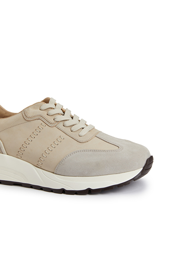 Taş Süet Garnili Erkek Sneaker