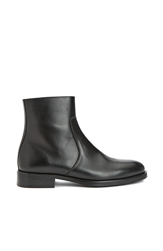 George Hogg for NetWork Siyah Erkek Deri Bot