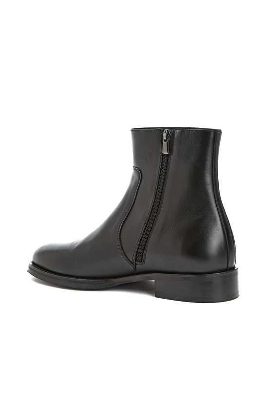 George Hogg for NetWork Siyah Erkek Deri Bot