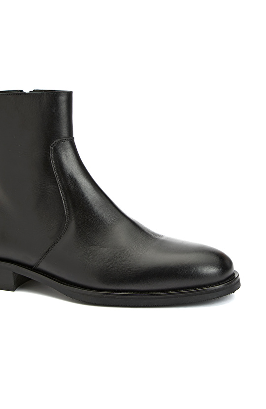 George Hogg for NetWork Siyah Erkek Deri Bot