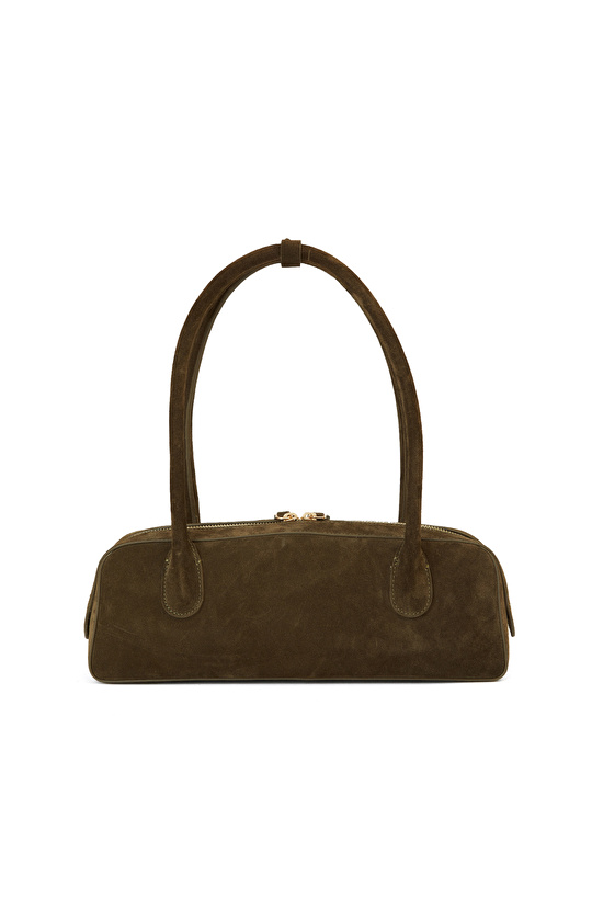 Haki Kadın Süet Çanta