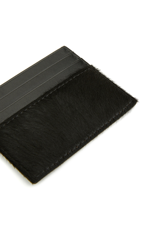 Siyah Kadın Deri Kartlık