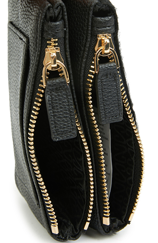 Siyah Tay Tüylü Kadın Cüzdan