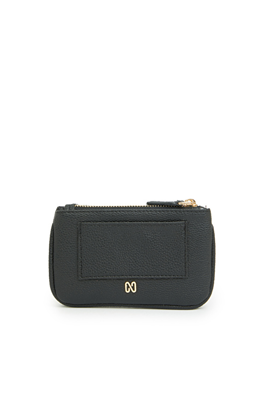 Leopar Desenli Tay Tüylü Kadın Cüzdan