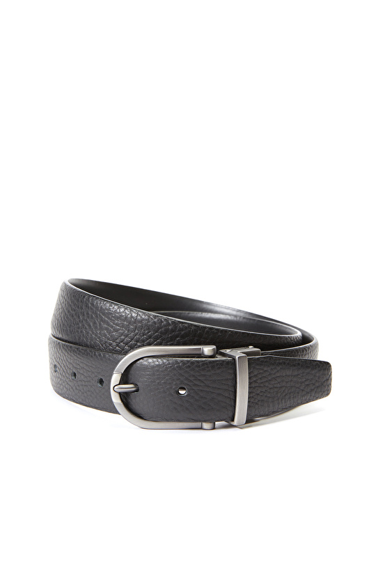 Siyah Erkek Deri Kemer