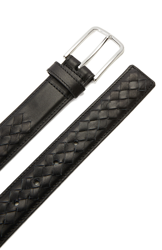 Siyah Erkek Deri Kemer