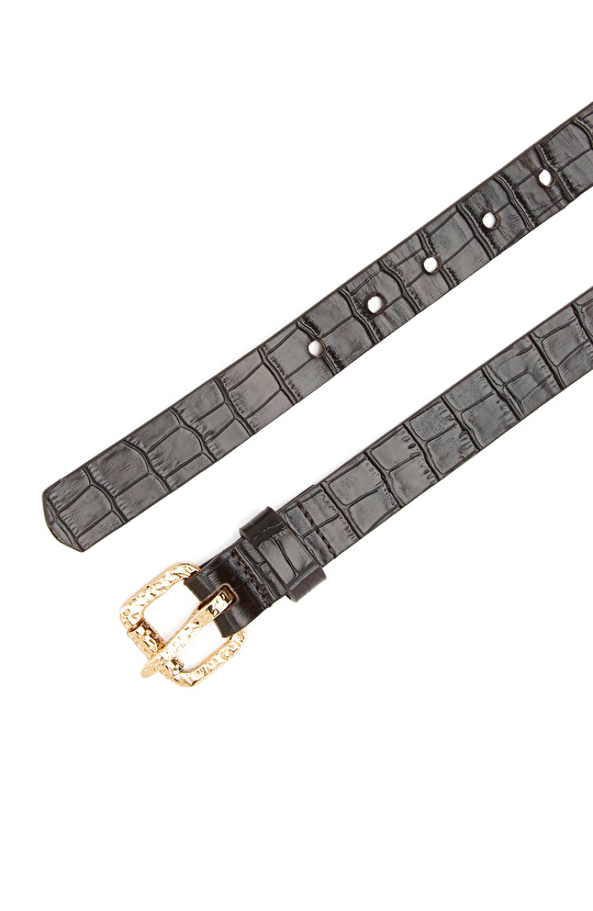 Kahverengi Kadın Deri Kemer