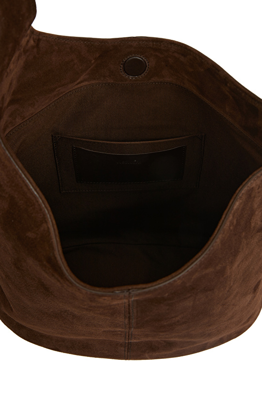 Kahverengi Kadın Süet Çanta