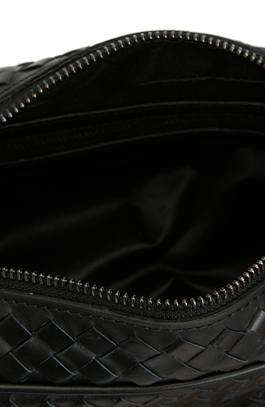 Siyah Erkek Deri Kozmetik Çantası