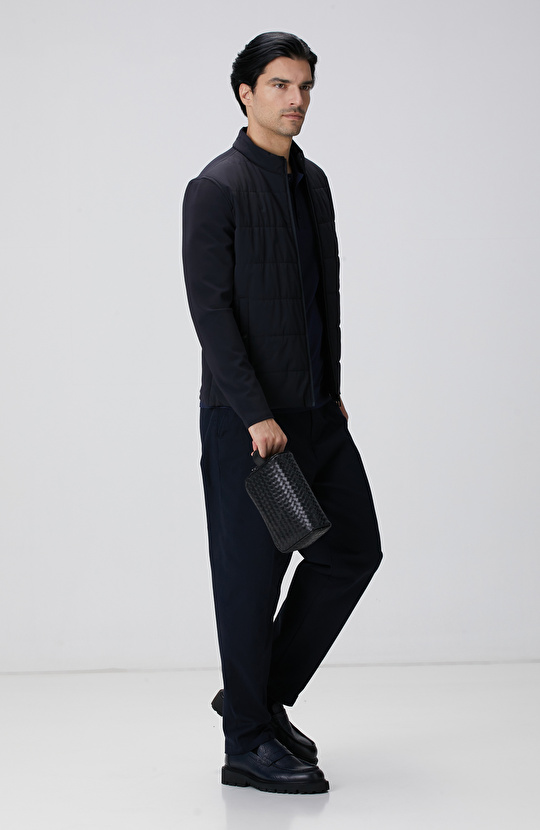 Siyah Erkek Deri Kozmetik Çantası