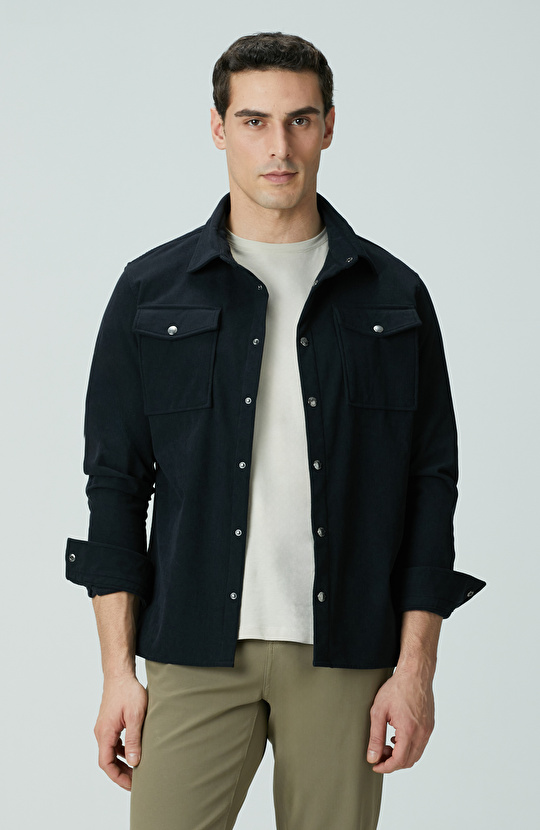 Lacivert Dış Gömlek