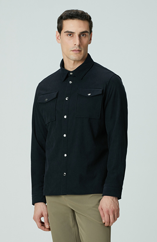 Lacivert Dış Gömlek