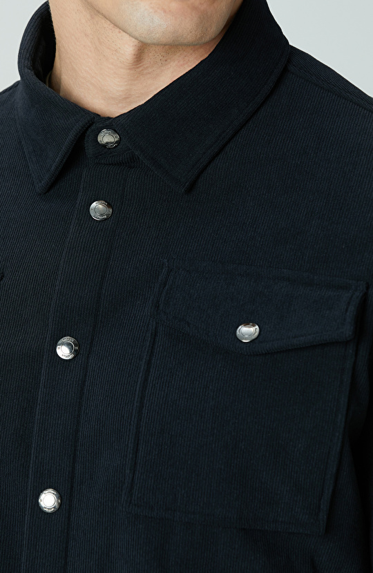 Lacivert Dış Gömlek