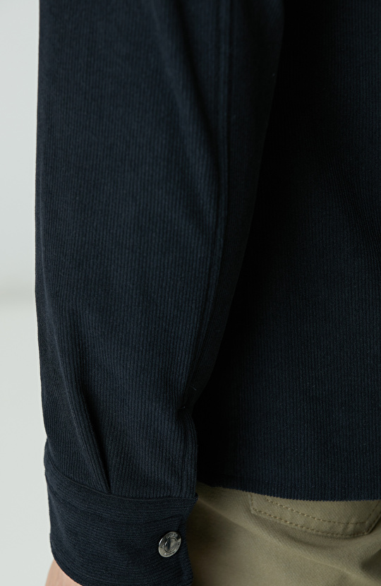 Lacivert Dış Gömlek