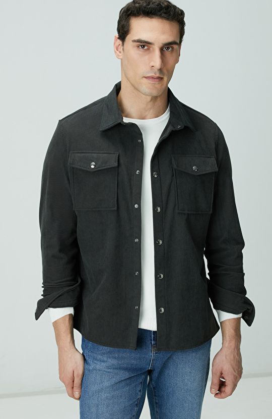 Antrasit Dış Gömlek