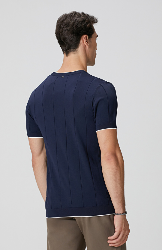 Lacivert Triko Kazak