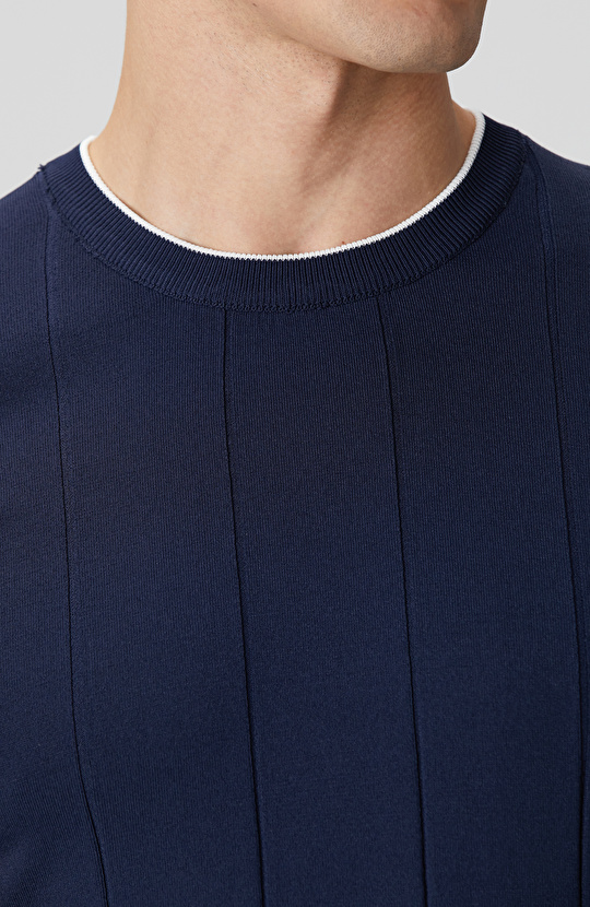 Lacivert Triko Kazak