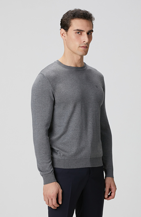 Gri Melanj Basic Kazak