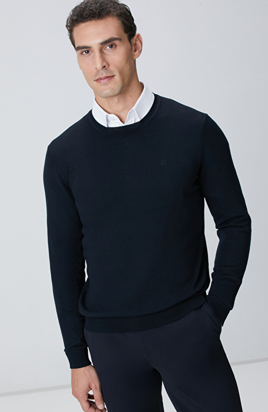 Lacivert Basic Kazak